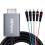 Bitfunx Component Converter Audio Video 5RCA YPbPr Cable for  GameCube NGC Digital AV Output High Quality Image 2