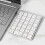 Numeric Keyboard 28Keys Portable Wireless Keyboard for Tablet PC Laptop Rechargeable Numpad Digital 6
