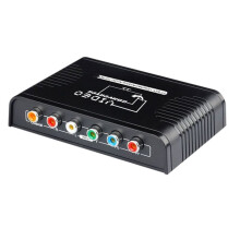 Component Ypbpr to -Compatible Converter 5-RCA Component to HD Cable Converter Adapter with Audio for -DVD TV