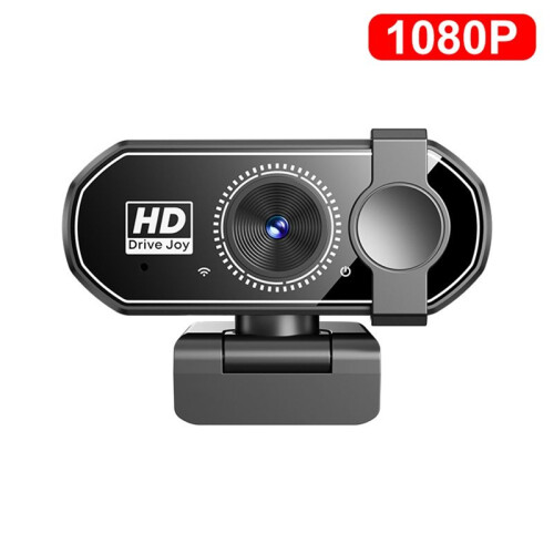 Webcam USB HD com Microfones Duplos para PC, Laptop, Computador, Webcam, Zoom, Videochamada, Webcam USB 1080P 2