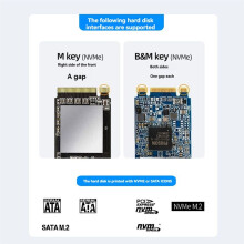 M.2 Duplicator Cloner Dual-Bay Offline USB C Dock, 20Gbps NVMe PCIE NGFF Station for 22110 2280 2260 2242 2230 M.2 SSD