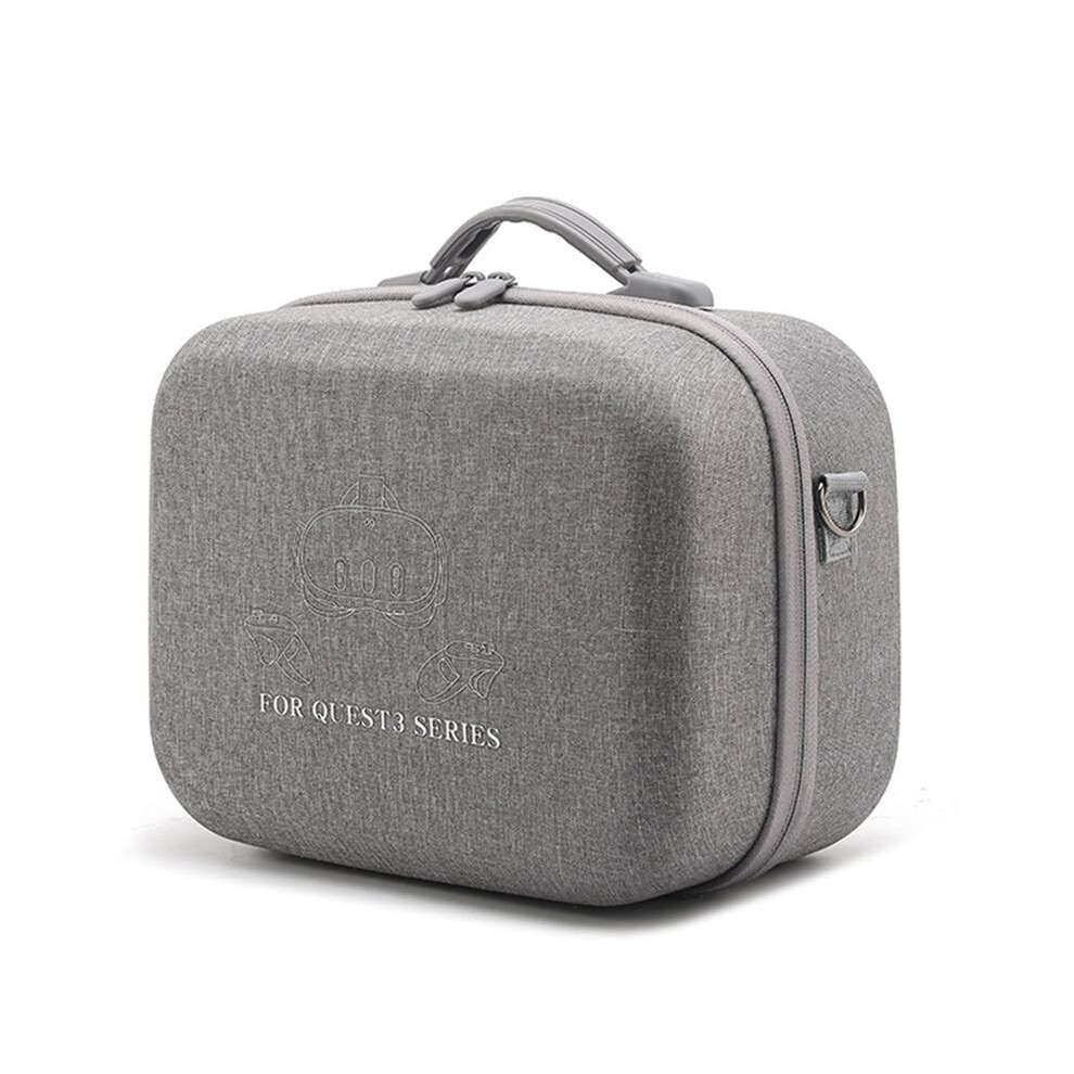 Vr Shoulder Bag Storage Bag Hard Shell Bag Travel Carrying Box For Meta Quest 3S For Quest 3 Vr Accessories Grey 4711227086284