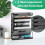 (Black) 5-Tier Metal Desk File Organizer for Office 6