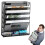 (Black) 5-Tier Metal Desk File Organizer for Office 7