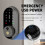 Tuya  Video Intercom Lock for Front Door with App Control Electronic Digital Deadbolt with Touchscreen Keypad 3