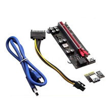 Adapter Karty Graficznej PCI-E Riser PCIE X1 do X16, Przedłużacz PCI-Express, Kabel USB 3.0 do Komputera Stacjonarnego