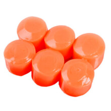 (Orange) 3Pcs Waterproof Silicone Ear Plugs for Swimming Sleep