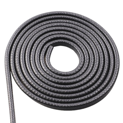 (Black, 5m) Car U-Shaped Anti-Collision Door Protector Strip