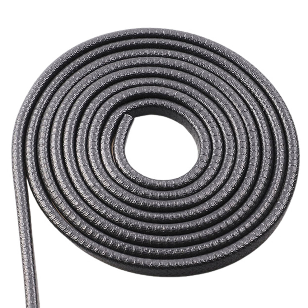 (, 5M) Car U-Shaped Anti-Collision Door Protector Strip Black 6265976162044