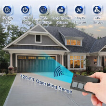 3PCS Universal Garage Door Opener Remote Compatible for Liftmaster Chamberlain 371LM 373LM 971LM 973LM