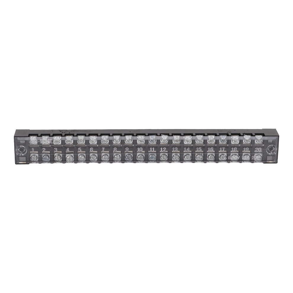 25 Terminal Blocks TB-1520L Screw Type 600V