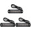 3Pcs Motorcycle Strobe Light Bar Black 18 Patterns Powered by 6 Leds 1