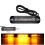 3Pcs Motorcycle Strobe Light Bar Black 18 Patterns Powered by 6 Leds 10