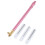 2Sets Durable Pink Embroidery Hook Needles Kit for Knitting Projects 1