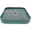 3Pcs Green Detachable Double Layer Tea Set Serving and Drain Tray 2