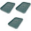 3Pcs Green Detachable Double Layer Tea Set Serving and Drain Tray 4