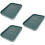 3Pcs Green Detachable Double Layer Tea Set Serving and Drain Tray 8