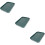 3Pcs Green Detachable Double Layer Tea Set Serving and Drain Tray 10
