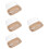 4Pcs Convenient Butter Plate with Lid Multi-Color Tray 6