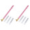 2Sets Durable Pink Embroidery Hook Needles Kit for Knitting Projects 2