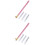 2Sets Durable Pink Embroidery Hook Needles Kit for Knitting Projects 5