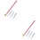 2Sets Durable Pink Embroidery Hook Needles Kit for Knitting Projects 6