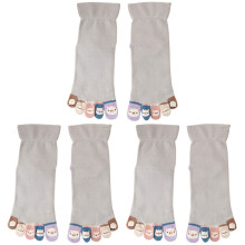3Paires Coton Pour Femme Doigts Séparés Antihumidité