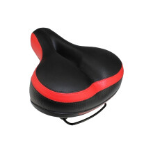 2St Duurzaam Rood Fietszadel Met Elastische En Nachtreflector