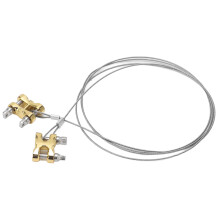 Kit de corde de remorquage RC en aluminium doré 17x10x6mm 17g Crochet