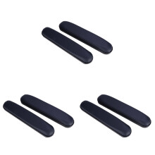 6Pcs Universal Armrest Pad Blue PVC Sponge Elbow Pillow for Wheelchair