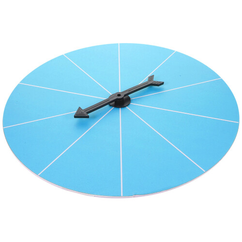 5Pcs Plastic Prize Wheel for Parties DIY Rotatable Blue Game Wheel 1
