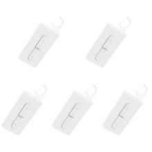 5Sets Tandflosdispenser Compact Voor Tandenborstel En Flosser