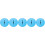 5Pcs Plastic Prize Wheel for Parties DIY Rotatable Blue Game Wheel 10