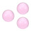 3Pièces Accessoire Jonglage Résine Rose Clair Décor Et Performance 1