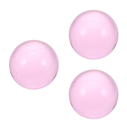 3Pièces Accessoire Jonglage Résine Rose Clair Décor Et Performance