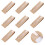 50Pcs Kraft Bread Bags Light Brown with Clear Window for Bread Storage 8