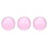 3Pièces Accessoire Jonglage Résine Rose Clair Décor Et Performance 3