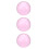 3Pièces Accessoire Jonglage Résine Rose Clair Décor Et Performance 4