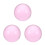 3Pièces Accessoire Jonglage Résine Rose Clair Décor Et Performance 6