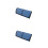 2Pcs Portable Foldable USB Cable Storage Bag Blue Large Capacity Pouch 5