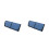 2Pcs Portable Foldable USB Cable Storage Bag Blue Large Capacity Pouch 7