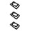 3Pièces Support Métallique Noir Pour Haut-Parleur Bureau Polyvalent 6