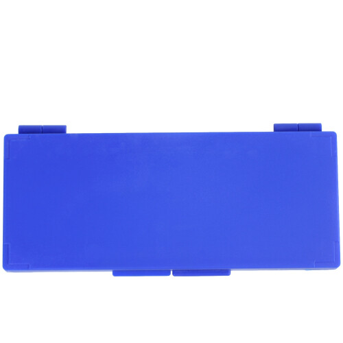 Plastic Microscoopdoos met 50 Plaatsen, Blauw 2