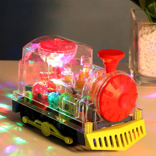 Transparent Gear Locomotive with Lights 2
