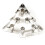 (Christmas Tree) Christmas Tree Biscuit Cutter - Stainless Steel 1