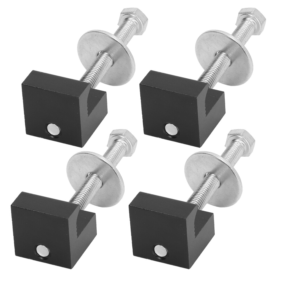 4Pcs Pickup Truck Aluminum Tool Box Mount Tie Downs J Hook Clamps Heavy Duty 8441387718430