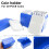 Square Plastic 10 Coin Capacity Holder Slab Storage Box Case Fit for PCCB NGC 3