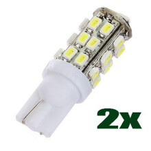2 X Bombilla Lampara 28 SMD LED T10 W5W 501 194 168 para Interior de Coche