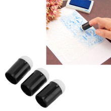 Finger-Schwamm-Maskierungsbrett & Bürstenset, wiederverwendbar, 3,2 cm