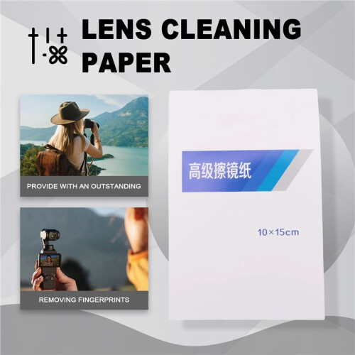 Camera Cleaning Paper Cleaner Lens Tissue 100 Sheets 2